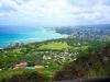 View from the top of Diamond Head Oahu, Hawaii