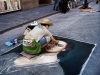Street Artist in Florence, Italy