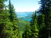 View of Waterton Lake from Burstall Pass Hike