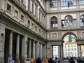 Outside the Uffizzi Gallery, Florence