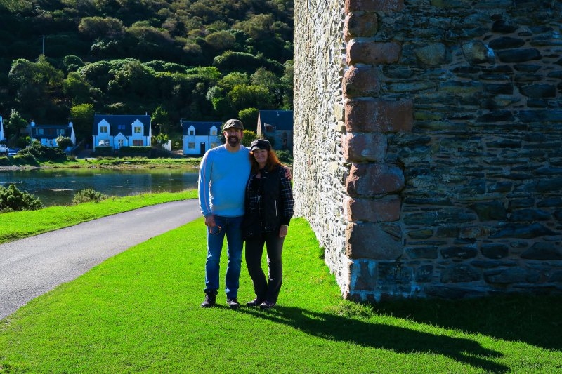 In front of Lochranza Castle, Isle of Arran
