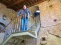 inside the Torre Guinigi, Lucca, Italy