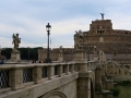 View of the Castel St. Angelo along the Tiber