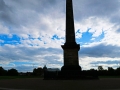 Monument at entrance to Glasgow Green Park