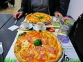 Pizza for lunch in Turin, Italy